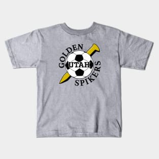 Defunct Utah Golden Spikers Soccer Kids T-Shirt